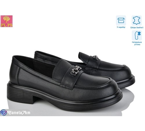 Туфлі жіночі на весну/осінь (6 пар р.36-40) чорний  "PLPS"