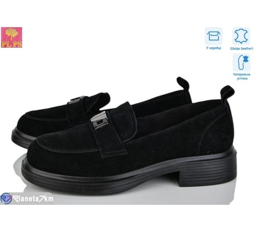 Туфлі жіночі на весну/осінь (6 пар р.36-40) чорний  "PLPS"