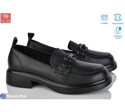 Туфлі жіночі на весну/осінь (6 пар р.36-40) чорний  "PLPS"