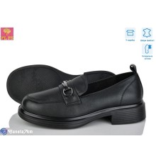 Туфлі жіночі на весну/осінь (6 пар р.36-40) чорний  "PLPS"