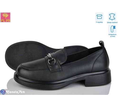 Туфлі жіночі на весну/осінь (6 пар р.36-40) чорний  "PLPS"