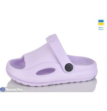 Шлепки дитячі на літо (6 пар р.24-29) фіолетовий  "INPIRE"