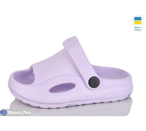Шлепки дитячі на літо (6 пар р.24-29) фіолетовий  "INPIRE"