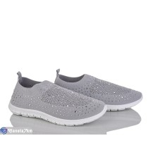 Кросівки жіночі на літо (8 пар р.36-41) сірий  "Emin"