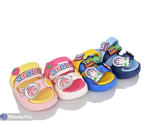 Дитячі босоніжки на літо (12 пар р.18-23) мікс  "LUXORIS"