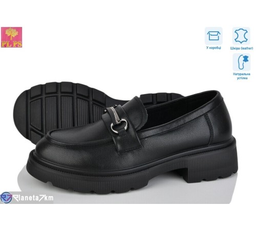 Туфлі жіночі на весну/осінь (6 пар р.36-40) чорний  "PLPS"