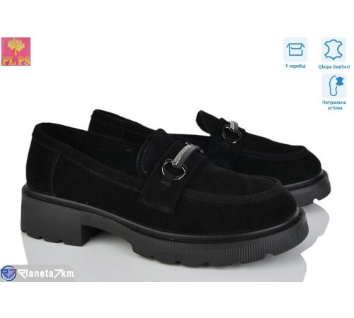 Туфлі жіночі на весну/осінь (6 пар р.36-40) чорний  "PLPS"
