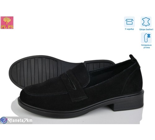 Туфлі жіночі на весну/осінь (6 пар р.36-40) чорний  "PLPS"