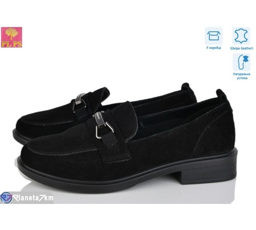 Туфлі жіночі на весну/осінь (6 пар р.36-40) чорний  "PLPS"