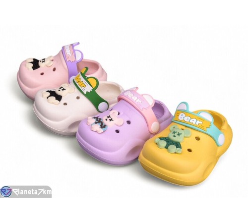 Кроки дитячі на літо (12 пар р.18-23) мікс  "MILLY"