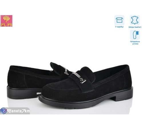 Туфлі жіночі на весну/осінь (6 пар р.36-40) чорний  "PLPS"