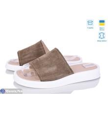 Шлепки жіночі на літо (6 пар р.36-40) коричневий  "Speranza"