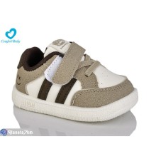 Дитячі кросівки на весну/осінь (7 пар р.16-20) коричневий  "Comfort-baby"