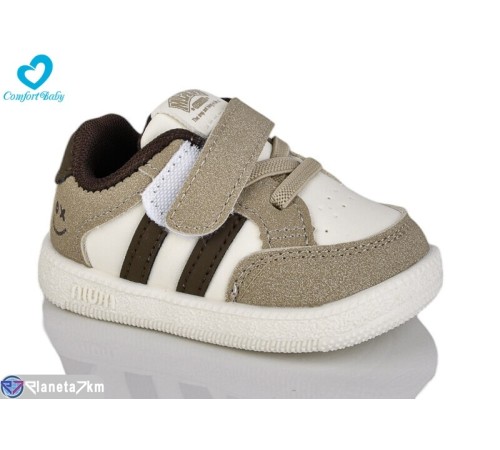 Дитячі кросівки на весну/осінь (7 пар р.16-20) коричневий "Comfort-baby" Дитячі кросівки на весну/осінь (7 пар р.16-20) коричневий "Comfort-baby"