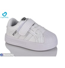 Дитячі кросівки на весну/осінь (6 пар р.22-26) білий  "Comfort-baby"