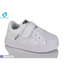 Дитячі кросівки на весну/осінь (7 пар р.22-26) білий  "Comfort-baby"