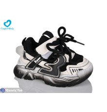 Дитячі кросівки на весну/осінь (7 пар р.21-25) чорний  "Comfort-baby"