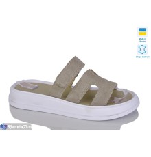 Шлепки жіночі на літо (6 пар р.36-40) бежевий  "LIKA"