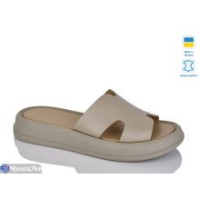 Шлепки жіночі на літо (6 пар р.36-40) коричневий  "LIKA"