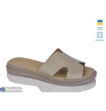 Шлепки жіночі на літо (6 пар р.36-40) коричневий  "LIKA"