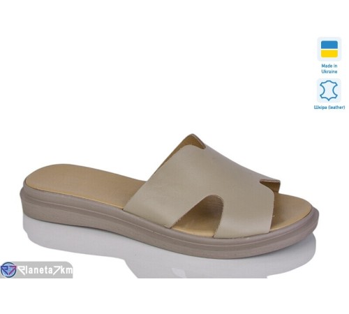 Шлепки жіночі на літо (6 пар р.36-40) коричневий  "LIKA"