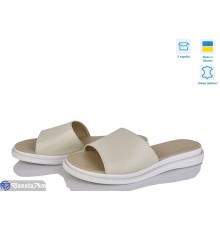 Шлепки жіночі на літо (6 пар р.36-40) бежевий  "Linda"