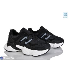 Кросівки на весну/осінь (8 пар р.36-41) чорний  "LAIFA"