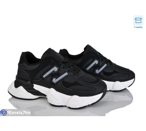 Кросівки на весну/осінь (8 пар р.36-41) чорний  "LAIFA"