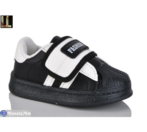 Дитячі кросівки на весну/осінь (8 пар р.21-26) чорний  "Lilin"