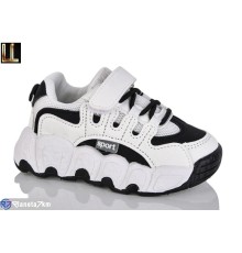 Дитячі кросівки на весну/осінь (8 пар р.25-30) чорний  "Lilin"