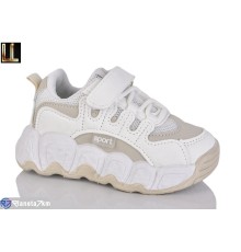 Дитячі кросівки на весну/осінь (8 пар р.25-30) бежевий  "Lilin"