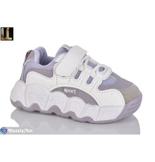 Дитячі кросівки на весну/осінь (8 пар р.25-30) фіолетовий  "Lilin"