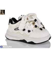 Дитячі кросівки на весну/осінь (8 пар р.25-30) бежевий  "Lilin"