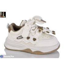 Дитячі кросівки на весну/осінь (8 пар р.25-30) бежевий  "Lilin"