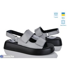 Босоніжки жіночі на літо (6 пар р.36-40) сірий  "FANio"