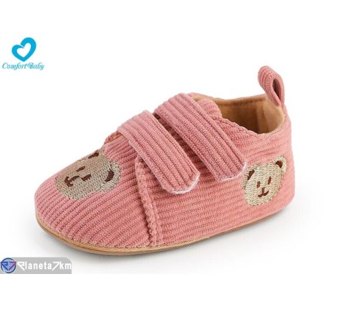 Пінетки дитячі на весну/осінь (6 пар р.11-13) рожевий  "Comfort-baby"