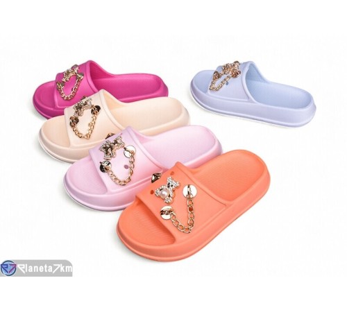 Шлепки дитячі на літо (12 пар р.30-35) мікс  "MILLY"