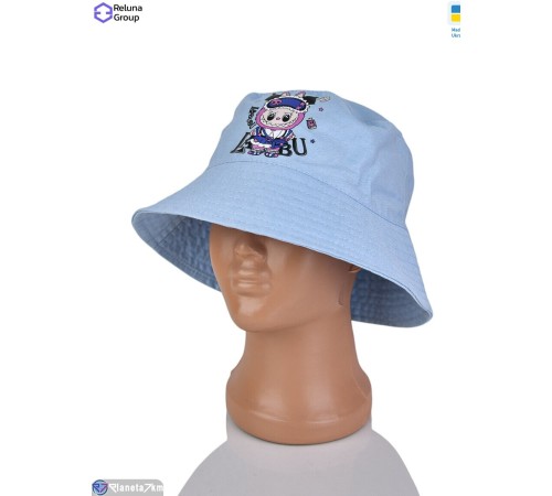 Панама дитяча на літо (3 шт. р.сетка ) блакитний  "Raluka"
