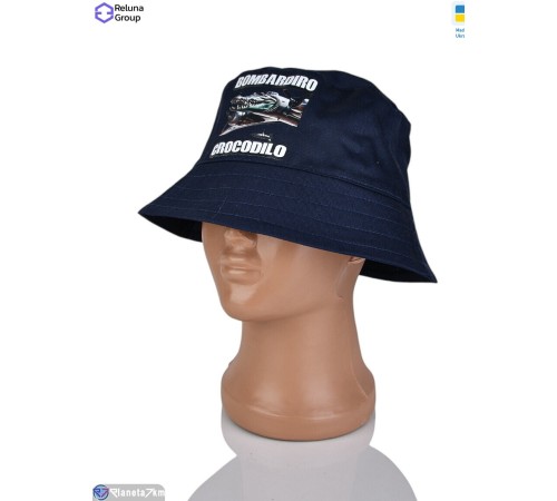 Панама дитяча на літо (3 шт. р.сетка ) синій  "Raluka"