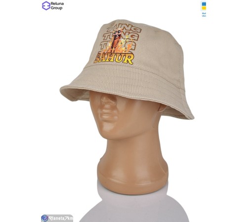 Панама дитяча на літо (3 шт. р.сетка ) бежевий  "Raluka"