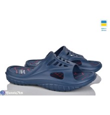 Шлепки чоловічі на літо (8 пар р.41-46) синій  "LEO"