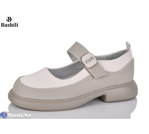 Дитячі туфлі на весну/осінь (8 пар р.32-37) бежевий  "Башили"