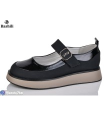 Дитячі туфлі на весну/осінь (8 пар р.32-37) чорний  "Башили"