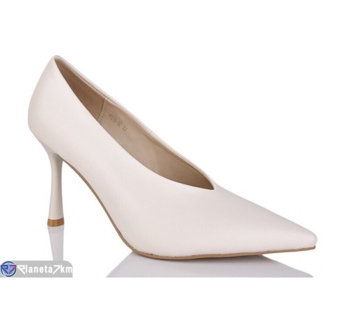 Туфлі жіночі на весну/осінь (6 пар р.35-39) бежевий  "MARADONA"