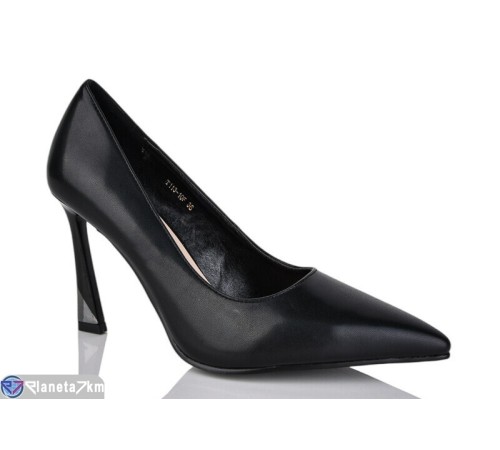 Туфлі жіночі на весну/осінь (6 пар р.35-39) чорний  "MARADONA"