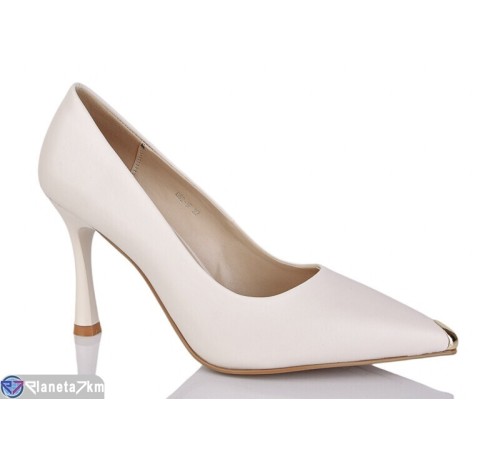 Туфлі жіночі на весну/осінь (6 пар р.35-40) бежевий  "MARADONA"