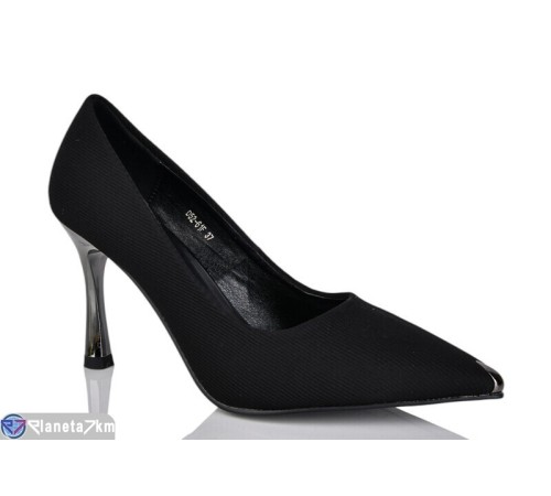 Туфлі жіночі на весну/осінь (6 пар р.35-40) чорний  "MARADONA"