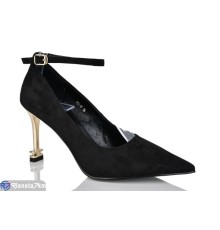 Туфлі жіночі на весну/осінь (6 пар р.35-40) чорний  "MARADONA"