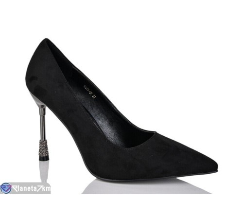 Туфлі жіночі на весну/осінь (6 пар р.35-40) чорний  "MARADONA"