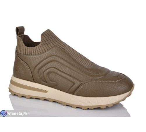 Кросівки жіночі на весну/осінь (6 пар р.36-40) коричневий  "MARADONA"